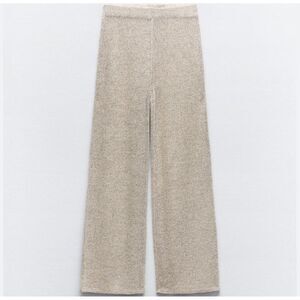 Zara wide Leg Knit Beach Pants Sz L
